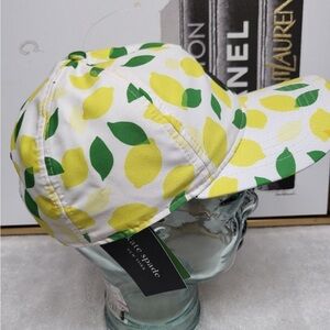 Kate Spade Yellow and White Cap